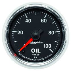 AutoMeter - AutoMeter 3853 GS Oil Pressure Gauge 0-100PSI 2-1/16" Stepper Motor - Image 1