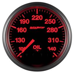 AutoMeter - AutoMeter 5640 Elite Series Oil Temp Gauge 100-340 -DEG F 2-1/16" Stepper Motor - Image 6