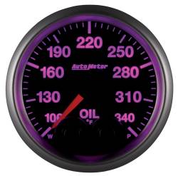 AutoMeter - AutoMeter 5640 Elite Series Oil Temp Gauge 100-340 -DEG F 2-1/16" Stepper Motor - Image 5