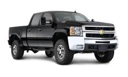 Bushwacker - Bushwacker 40957-34 Pocket Style F/R Fender Flares Black Silverado Pickups - Image 1