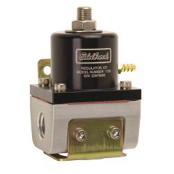 Edelbrock - Edelbrock 1728 EFI Fuel Pressure Regulator -6 AN 180 GPH Black/Clear Finish - Image 1