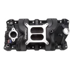 Edelbrock - Edelbrock 71013 Performer RPM Small Block Chevy Black Intake Manifold - Image 1