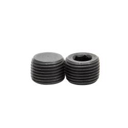 Edelbrock - Edelbrock 9127 Performer Series Socket Head Pipe Plugs 3/8" Pair Black - Image 1