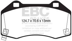 EBC Brakes - EBC Brakes DP42286R Yellowstuff Street/Track Brake Pads - Image 1