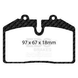 EBC Brakes - EBC Brakes DP5612NDX Bluestuff NDX Full Race Brake Pads - Image 3