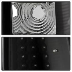 Spyder Auto - xTune Auto 5008817 Black/Clear LED Tail Lights for 99-02 Silverado/Sierra - Image 4