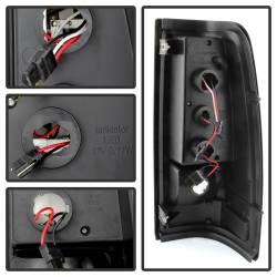 Spyder Auto - xTune Auto 5008763 Black LED Tail Lights for 03-06 Chevy Silverado 1500/2500 - Image 3