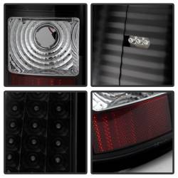 Spyder Auto - xTune Auto 5008763 Black LED Tail Lights for 03-06 Chevy Silverado 1500/2500 - Image 4