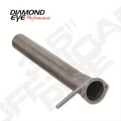 Diamond Eye Performance - Diamond Eye 122003 Downpipe 2nd Section 3" Aluminized for 94-97 Ford 7.3L - Image 1