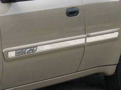 Quality Automotive Accessories - QAA TH42294 Stainless Rocker Panel Trim 6Pc for 02-08 GMC Envoy - Image 1