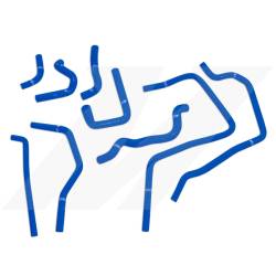 Mishimoto - Mishimoto MMHOSE-SUB-ANCBL Blue Silicone Ancillary Hoses - Image 1