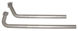 Pypes Performance Exhaust - Pypes DGU13S Stainless Steel Manifold 2.5" Downpipes 3 Bolt for 78-88 Chevy - Image 1