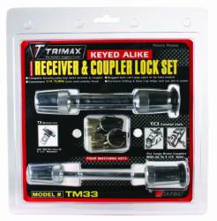 Trimax - Trimax TM33 T3 5/8" Receiver & TC3 3.5" Span Coupler Lock-Keyed Alike Set - Image 1