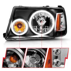 Anzo USA - Anzo USA Crystal 1-Piece Headlight Set w/CCFL Halo Black Ford Ranger 111152 - Image 3