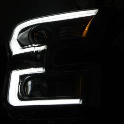 Anzo USA - Anzo USA 111347 Plank Style Projector Headlight Set Black for 15-17 Ford F150 - Image 3