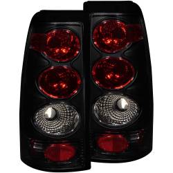 Anzo USA - Anzo USA Chrome Euro Smoked Lens Taillight Set Silverado/Sierra Trucks 211160 - Image 1