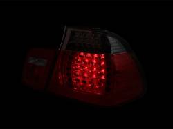 Anzo USA - Anzo USA 321123 Chrome LED Taillight Set Red/Smoke Lens 02-05 BMW 3-Series Sedan - Image 3