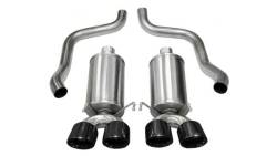 Corsa Performance - Corsa Performance 21012BLK Xtreme Axle-Back Exhaust System for 09-13 Corvette - Image 1