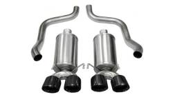 Corsa Performance - Corsa Performance 21010BLK Xtreme Axle-Back Exhaust System for 05-08 Corvette - Image 1