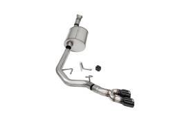 Corsa Performance - Corsa Performance 21156BLK 3.0" Cat-Back Front Tire Exit for 21-24 F150 5.0L V8 - Image 1