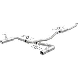 MagnaFlow Exhaust Products - MagnaFlow 19365 Street Series Stainless Cat-Back System for 16-20 Honda Civic - Image 1