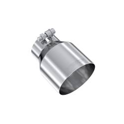 MBRP Exhaust - MBRP Exhaust T5180 T304 SS 3" Inlet Single Wall Angle Cut 4.5" Out Tip Universal - Image 1