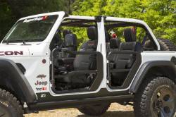 Rugged Ridge - Rugged Ridge 11509.15 Fortis Front Tube Doors w/Mirrors 18-21 Jeep Wrangler 20-2 - Image 4