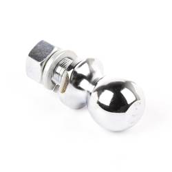 Rugged Ridge - Rugged Ridge 11305.03 Trailer Hitch Ball 2" Ball 1" Diameter Shank Chrome - Image 1