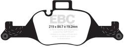 EBC Brakes - EBC Brakes DP42289R Yellowstuff Street & Track Brake Pads - Image 1