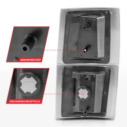 Anzo USA - Anzo USA 521042 Front Cornering Light Assembly Euro Clear Lens Amber Reflector - Image 5