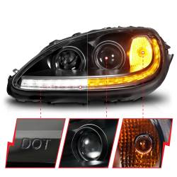Anzo USA - Anzo USA 121571 Projector Headlight Set for 05-13 Chevy Corvette - Image 3