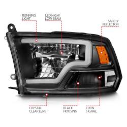 Anzo USA - Anzo USA 111539 LED Projector Headlight - Image 4
