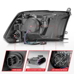 Anzo USA - Anzo USA 111539 LED Projector Headlight - Image 5