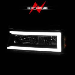 Anzo USA - Anzo USA 111558 Crystal Plank Headlights for 04-12 Chevy Colorado/GMC Canyon - Image 6