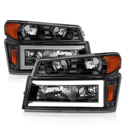Anzo USA - Anzo USA 111558 Crystal Plank Headlights for 04-12 Chevy Colorado/GMC Canyon - Image 2