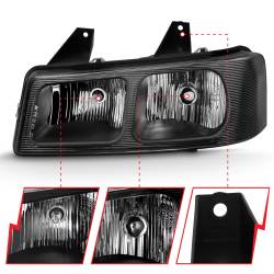 Anzo USA - Anzo USA 111474 Crystal Headlight Set - Image 2