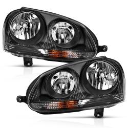 Anzo USA - Anzo USA 121542 Crystal Headlight Set for 05-10 GTI Jetta - Image 1