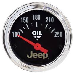 AutoMeter - AutoMeter 880429 Electric Oil Temperature Gauge 2-1/16" 250F for Jeep - Image 1