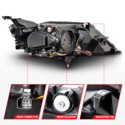 Anzo USA - Anzo USA 121574 Projector Headlight Set for 14-20 Chevy Impala - Image 5