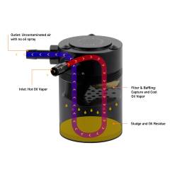Mishimoto - Mishimoto MMBCC-WR6-12PBE2 Baffled Oil Catch Can for 12-18 Jeep Wrangler JK - Image 2