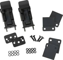 Kentrol - Kentrol 50563 Black Hood Catch Pair TJ-Style for 42-95 Jeep Wrangler CJ & YJ - Image 1