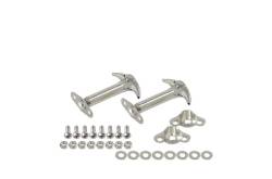 Kentrol - Kentrol 30401 Polished Hood Catch Pair for 55-95 Jeep Wrangler CJ & YJ - Image 1