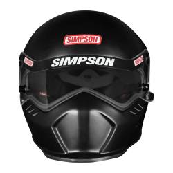 Simpson Safety - Simpson Safety 9290028 Kingsnake SA2025 Medium Racing Helmet Matte Black - Image 2