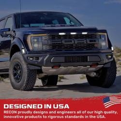 Recon - Recon 264339WHBK LED Fender/Grille Marker Lights White/Red 21-24 F150 Raptor - Image 3