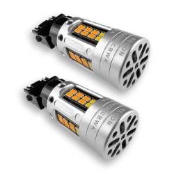 Recon - Recon 264220CBWA 3157 LED Turn Signal Light Bulb White/Amber Pair - Image 2
