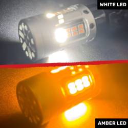 Recon - Recon 264220CBWA 3157 LED Turn Signal Light Bulb White/Amber Pair - Image 3
