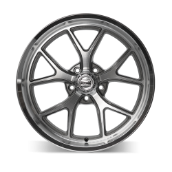 Ridler Wheels - Ridler Wheels 661 Series 18x9.5 5x4.5 0mm Gloss Gray/Machined 661-8965GGD - Image 2