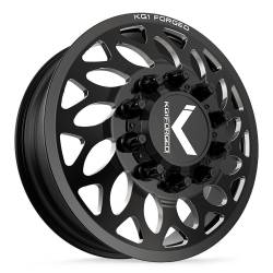 KG1 Wheels - KG1 Wheels KD007 Lotus 26x8.25 10x285 146mm Black/Milled KD007F2682528GPM-L - Image 1