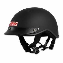 Simpson Safety - Simpson Safety 9430022 Shorty Crew Medium Pit Crew Helmet Gloss Black - Image 3