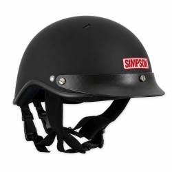Simpson Safety - Simpson Safety 9430042 Shorty Crew X-Large Pit Crew Helmet Gloss Black - Image 4